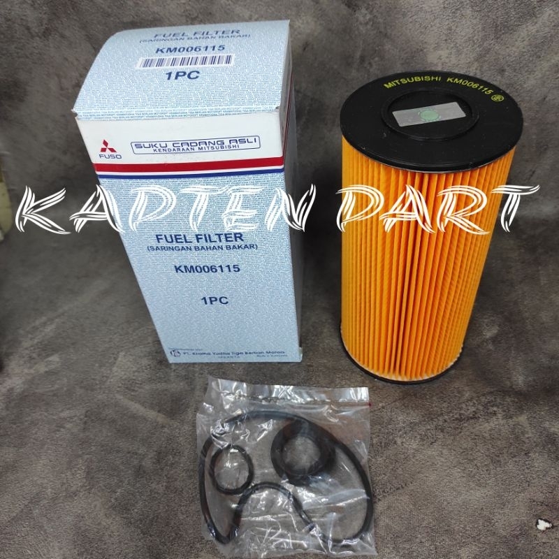 FUEL FILTER SARINGAN SOLAR BAWAH MITSUBISHI FUSO FIGHTER NEW EURO 4 FN62F KM006115