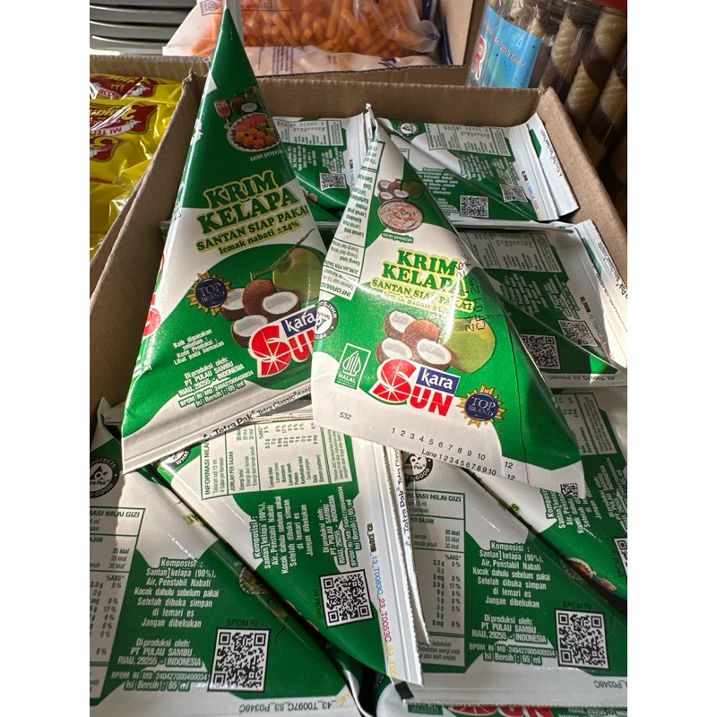 

sun kara santan kelapa 65ml
