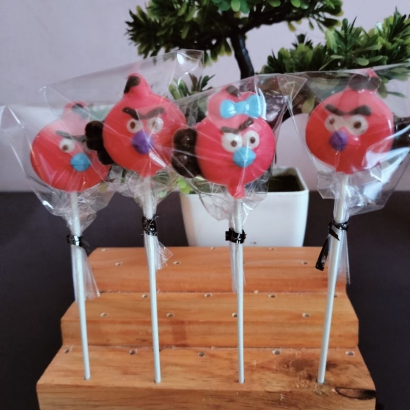 

coklat karakter stik angry bird