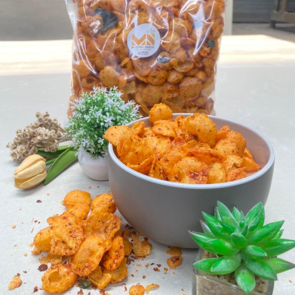 

Comring Kecimpring Singkong Gurih Pedas Daun Jeruk 200gr