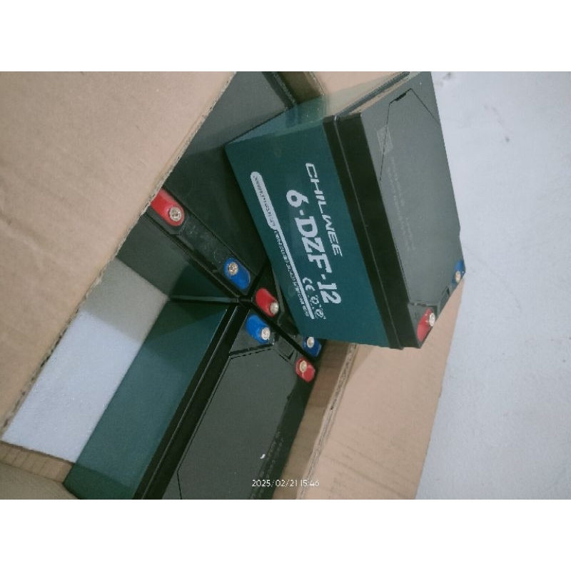 battery aki sepeda listrik chilwee 6-DZF-12 12 VOLT 12Ah