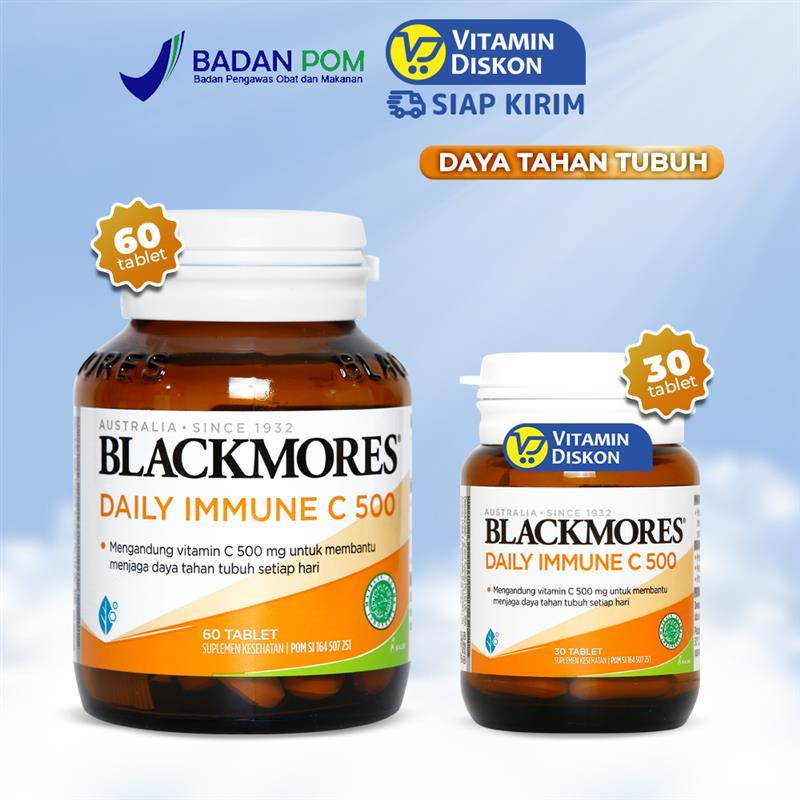 BLACKMORES DAILY IMMUNE C 500- Vitamin c, Daya Tahan Tubuh