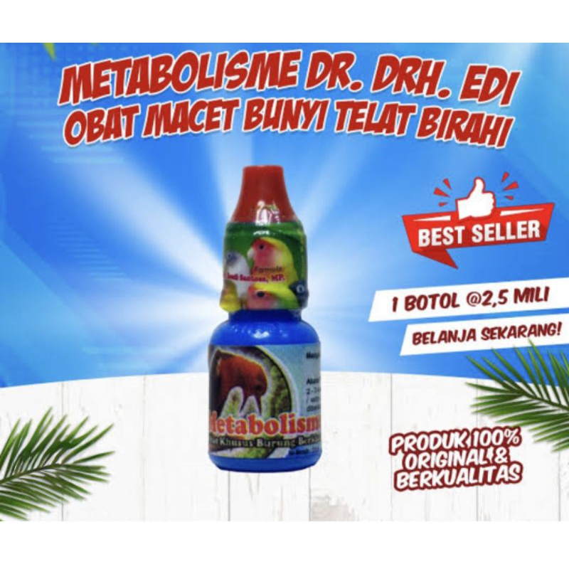 METABOLISME ORIGINAL SUPLEMEN BURUNG PENGGACOR BURUNG