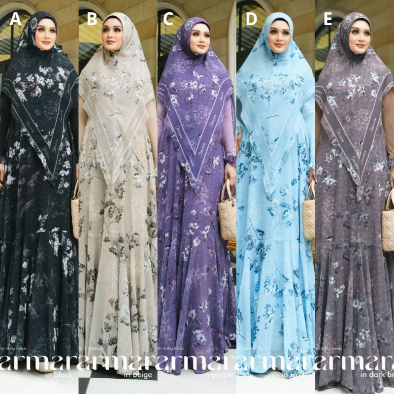 Marmara Gamis Syar'i Printing Branded By Omeiro