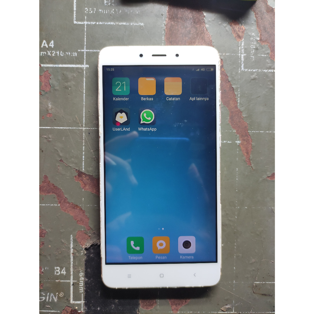 redmi note 4 mediatek 3/32 normal minus fisik