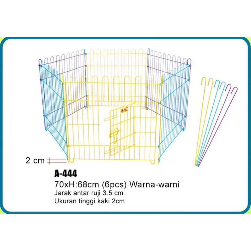 OCTAGON Kandang Umbaran Anjing