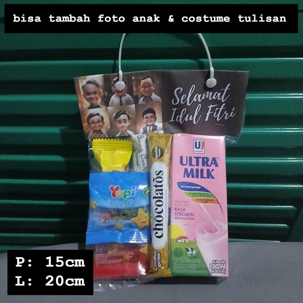 

Tas Lebaran 15X20 Tas Idul Fitri Tas Hampers / Hadiah Iedul Fitri Tas Tas Pesta - Hampers Hari Raya Souvenir Hari Raya