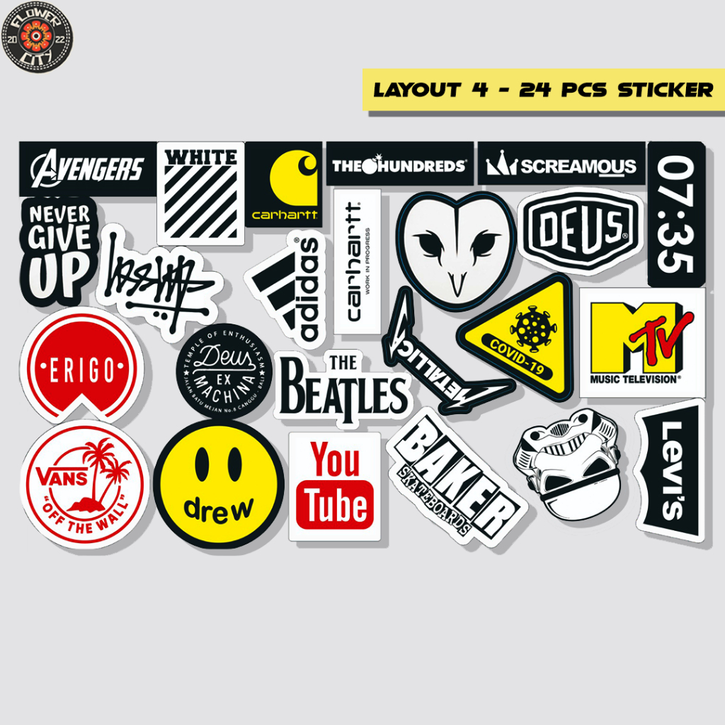 

Sticker Pack Premium - Sticker Helm / Outdoor - LAYOUT 4 Skate - Flower City