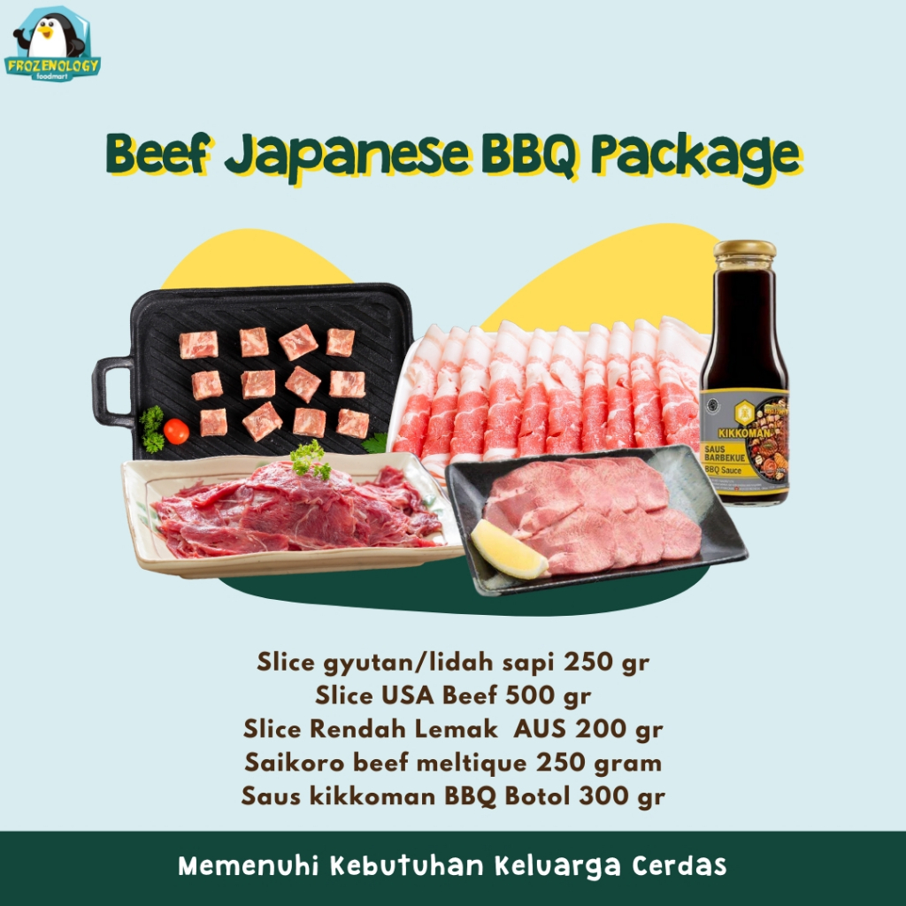 

PAKET BEEF JAPANESE BBQ PACKAGE