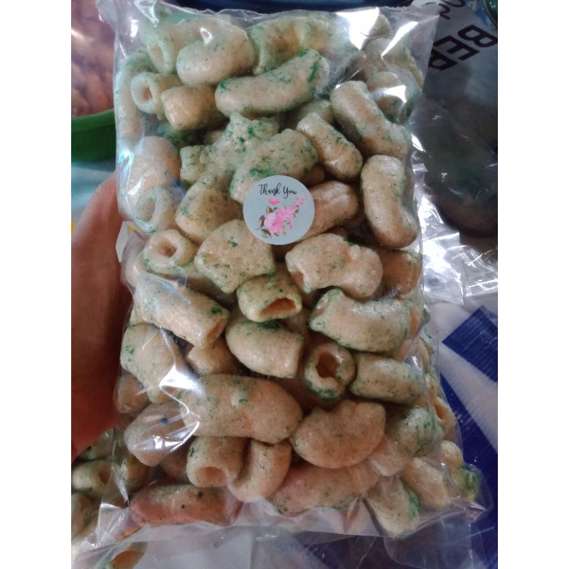 

[250gr] Krupuk Makaroni Mekar Gembul Cabe Ijo