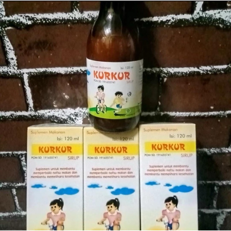 KURKUR SIRUP VITAMIN PENAMBAH NAFSU MAKAN ANAK BY TARA NATURE
