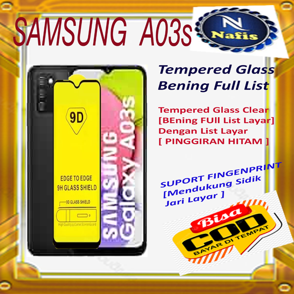 Tempered Glass Samsung A03s