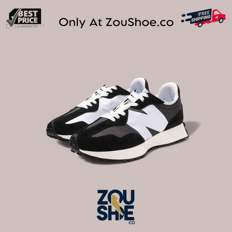 Sepatu Sneakers •[ ZouShoe.Co.Id ]•1129'NB'327BLK Black White 100% Brand New In Box