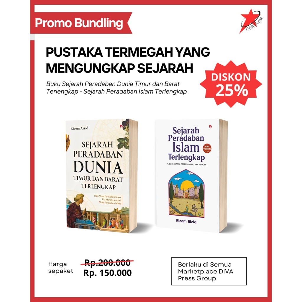 Buku Seri Pustaka Termegah yang Mengungkap Sejarah (Sejarah peradaban Dunia Timur dan barat, Sejarah