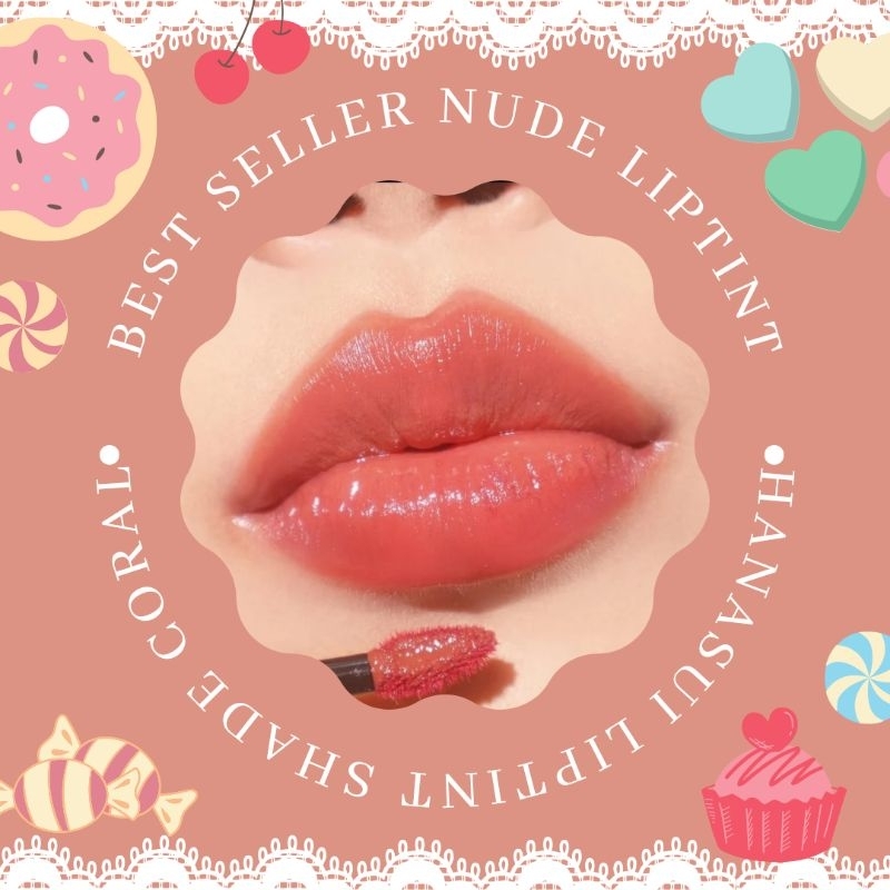 Hanasui Liptint 'Coral' | Hanasui Tintdorable Lip Stain