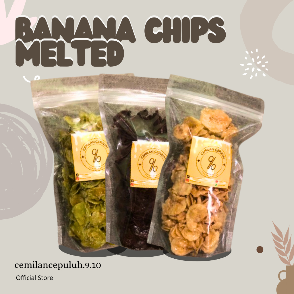 

KRIPIK PISANG LUMER / BANANA CHIPS MELTED / CAMILAN SNACK KERIPIK PISANG