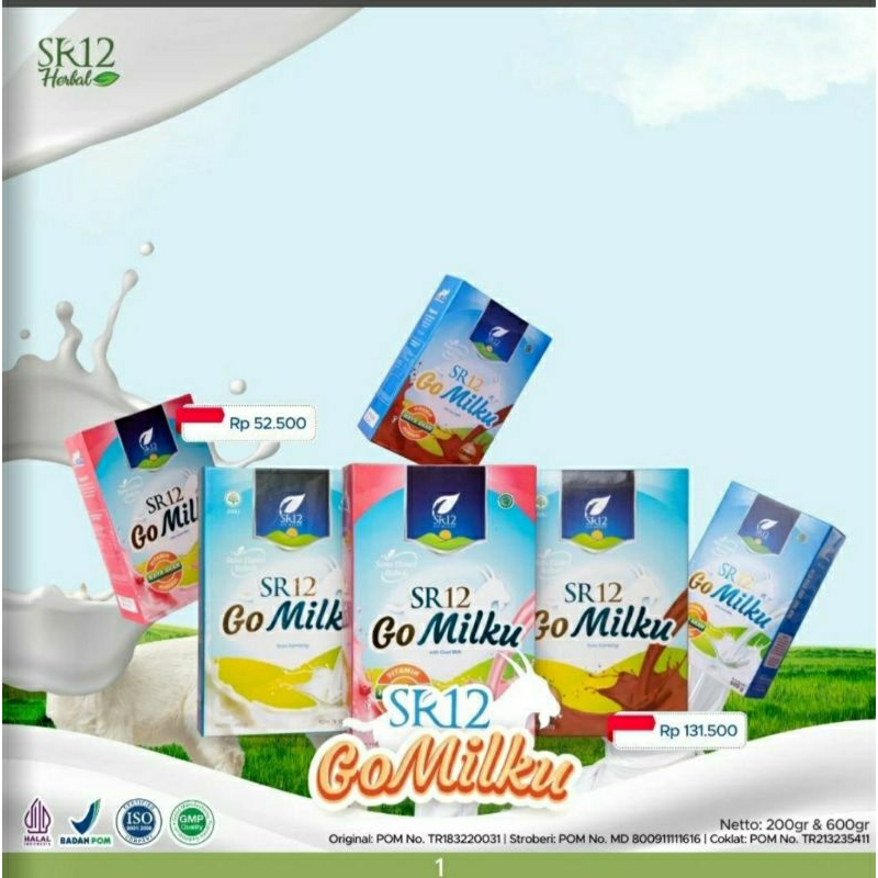 

GOMILKU SR12 Susu Kambing Etawa Kualitas Premium