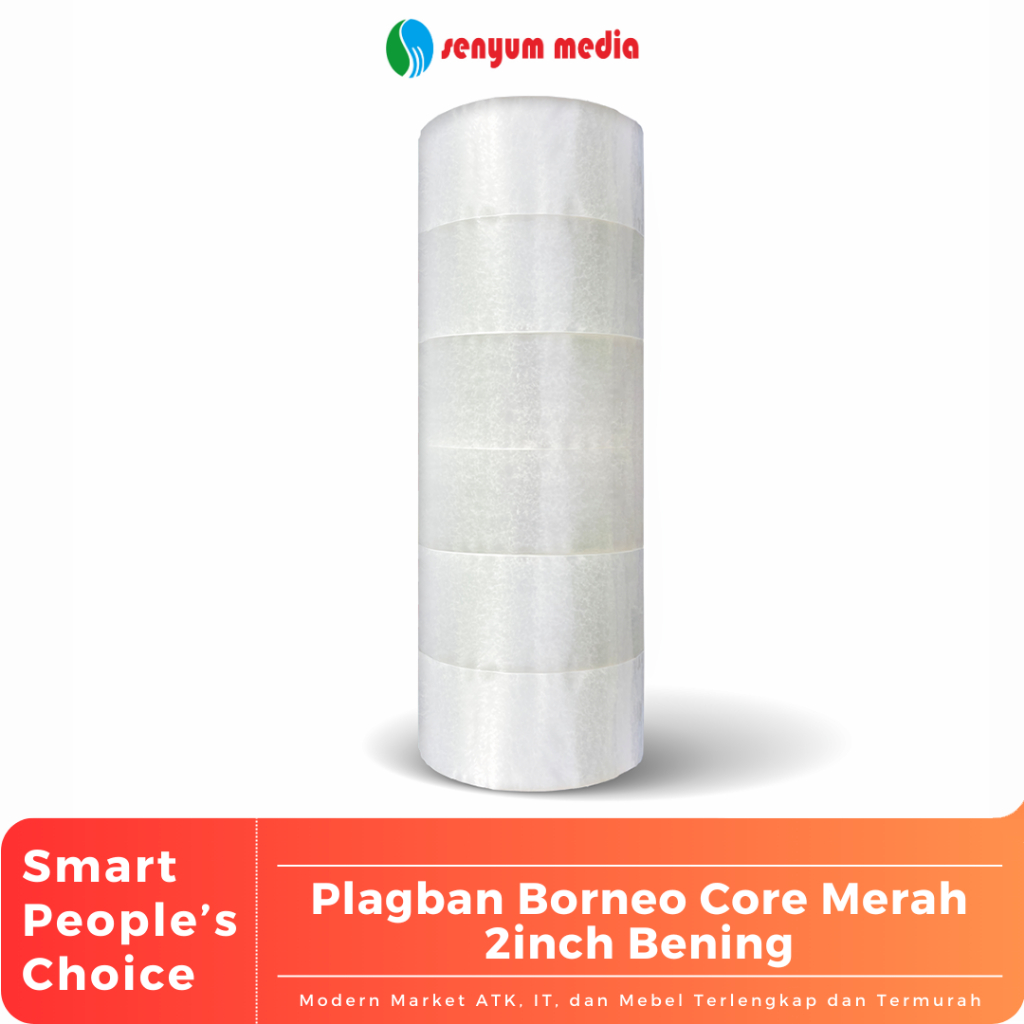 

Plagban Borneo Core Merah 2inch Bening (1 Slop Isi 6 Pcs) (S:SLOP)