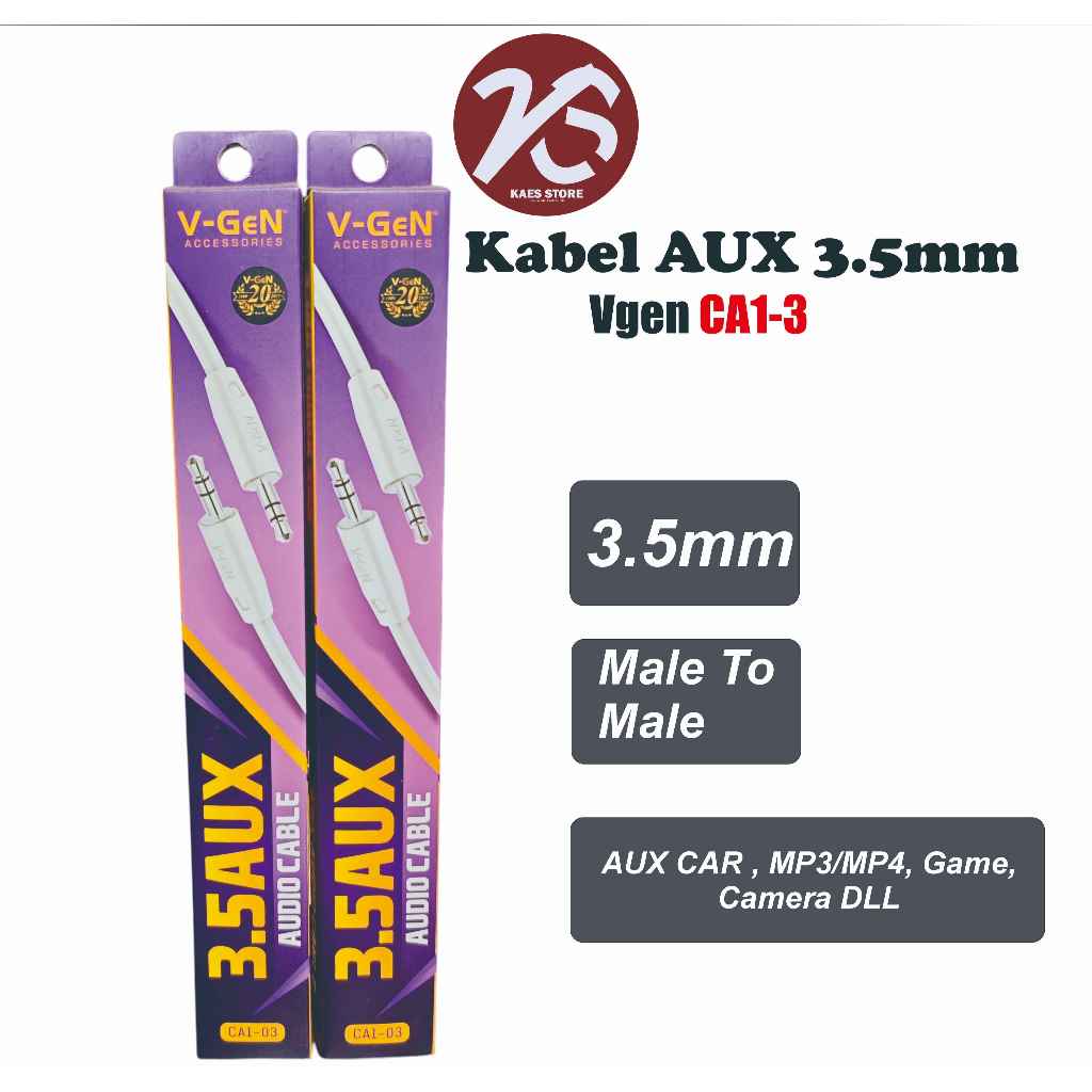 Kabel audio 3.5AUX Vgen CA1-03