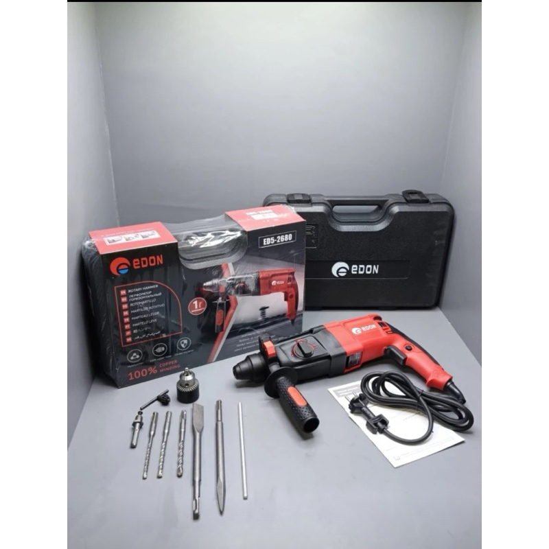 MESIN BOR BOBOK BETON ROTARY HAMMER EDON