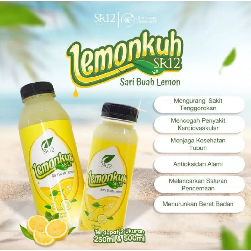 

Lemonkuh 250ml & 500ml SR12 Sari Lemon Diet Ampuh Tanpa Campuran Menurunkan Kolesterol