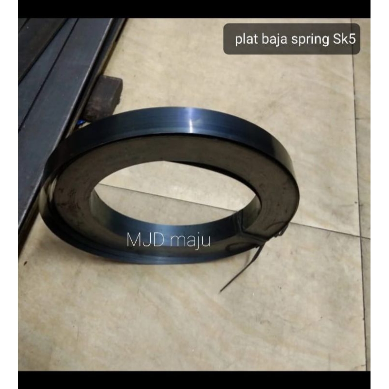 Plat baja Sk5 ukuran 0,2mm x  150mm x 2000mm plat baja Sk5