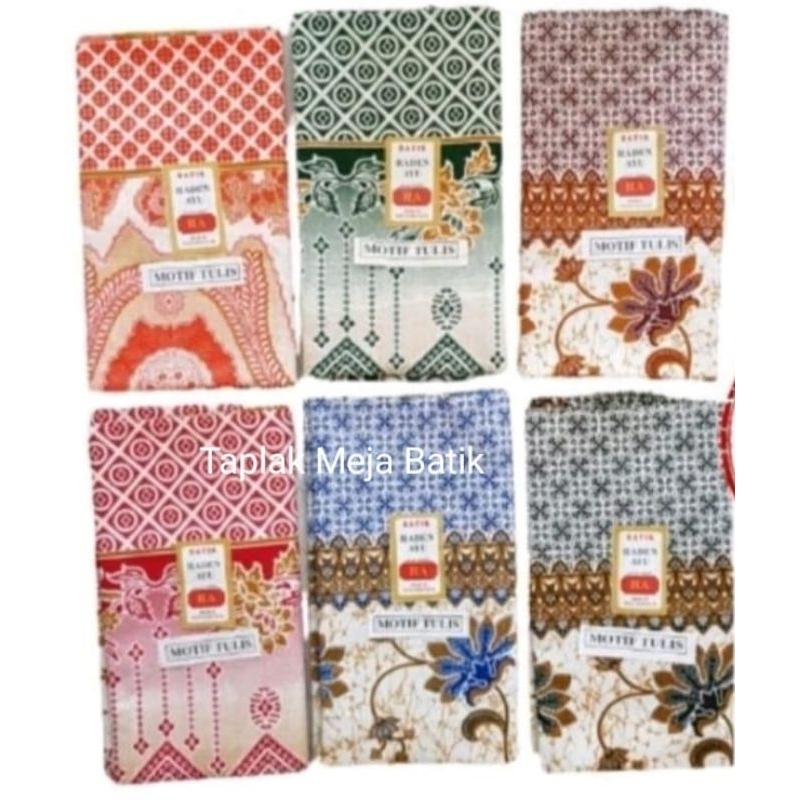 Taplak meja batik/ taplak meja guru