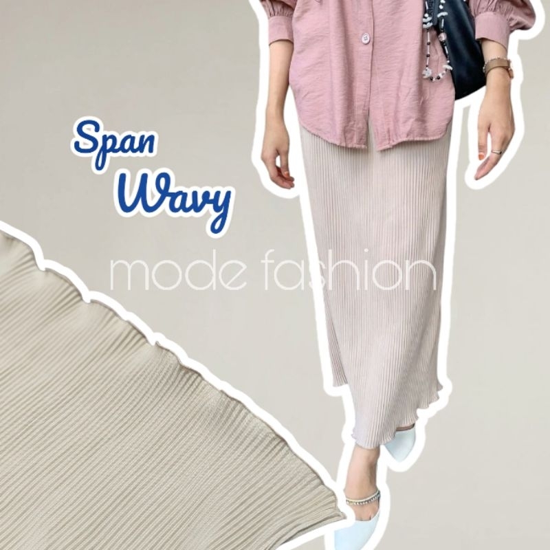 rok span plisket / rok span lidi wavy / rok span wavy / rok span lidi wafy / rok span wafy premium /