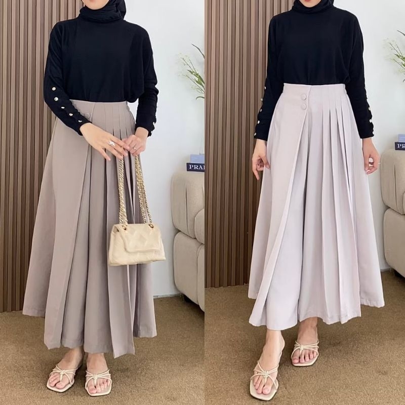 CELANA KULOT HUSNA KANCING 2