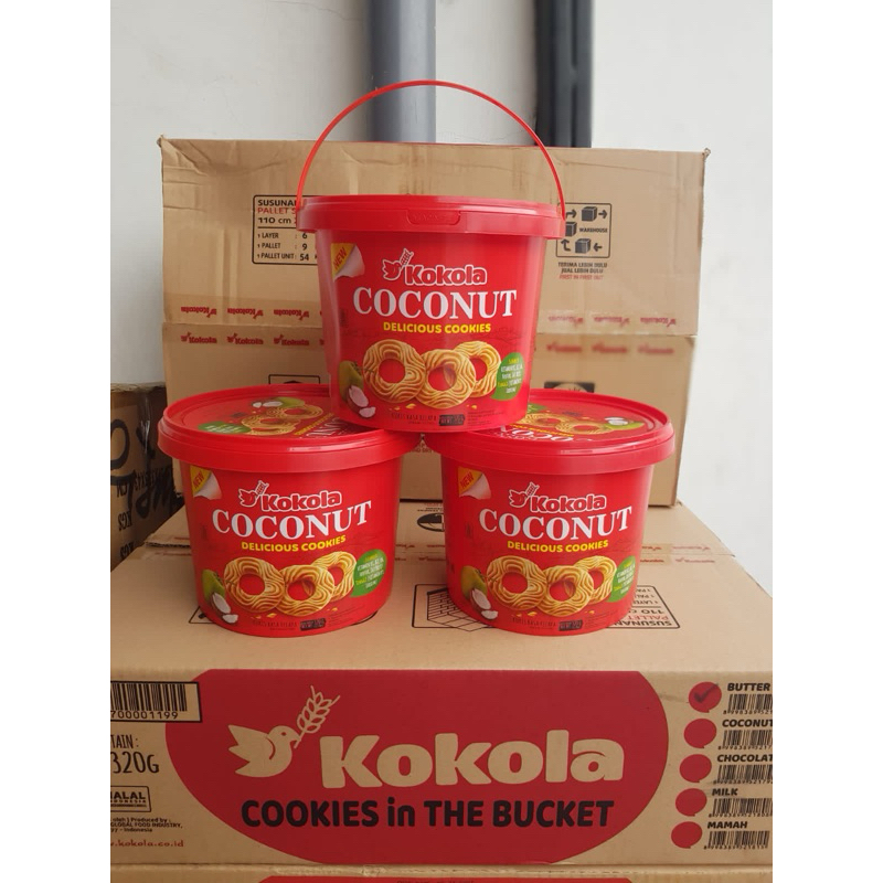 

KOKOLA COCONUT TIMBA ISI 320gr 1 KARTON ISI 6