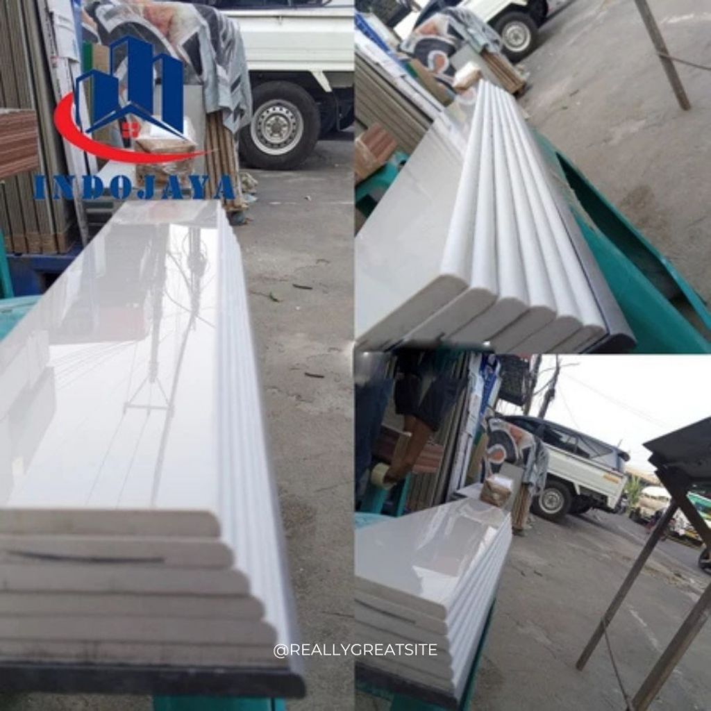 list granit lantai dinding 10x60 bavel crem polos kramik/keramik