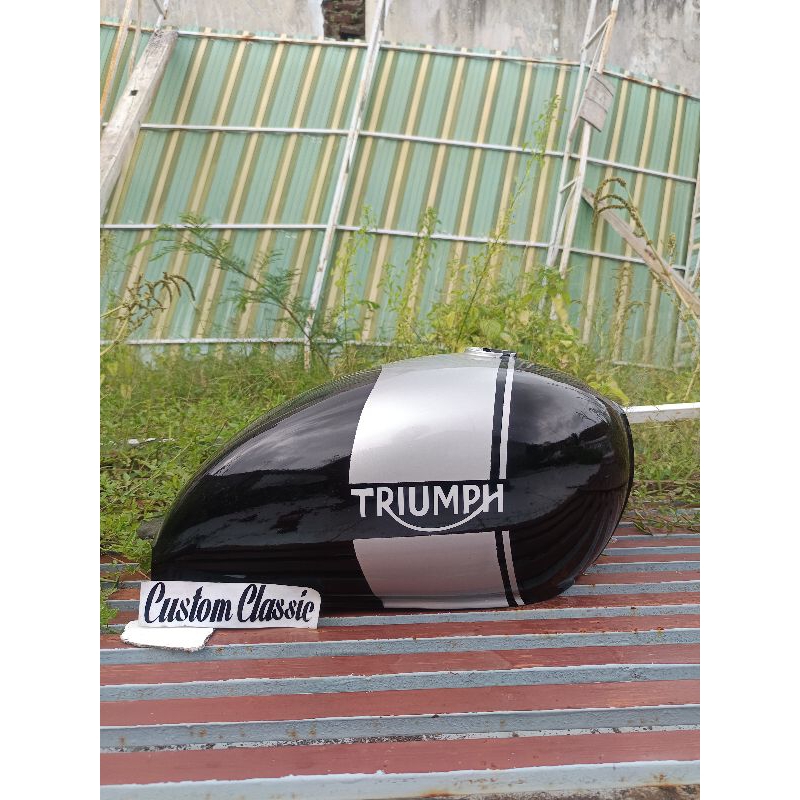 Tangki Motor Custom Triumph Bonneville Bobber Scrambler