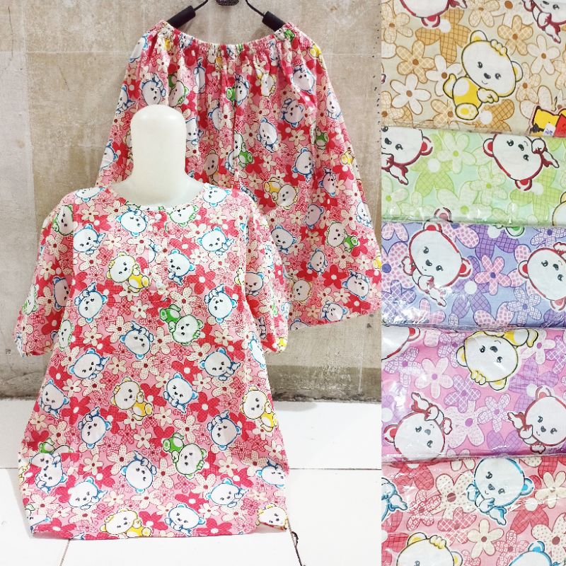 Setelan baju tidur 3/4 XL.XXL Motif / setelan baju tidur katun goodquality