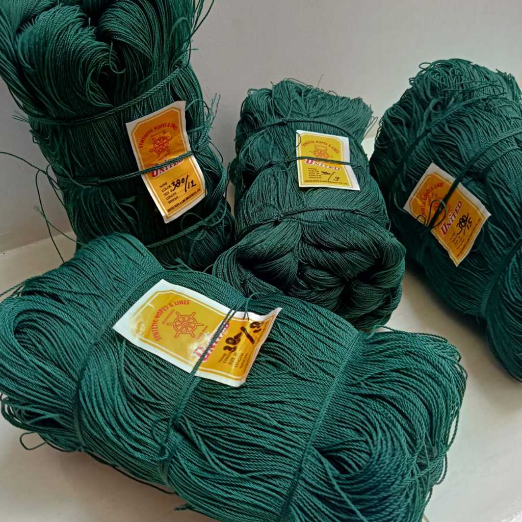 

Tali Tampar / Tali PE Rope / Tali Kenur / Benang Bareh Cap UNITED ( Harga Per Ikat )