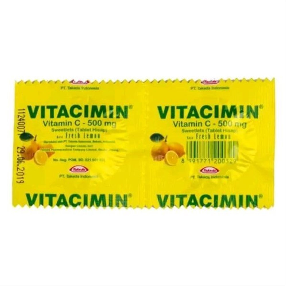 Vitacimin 500 Mg Strip 2 Tablet