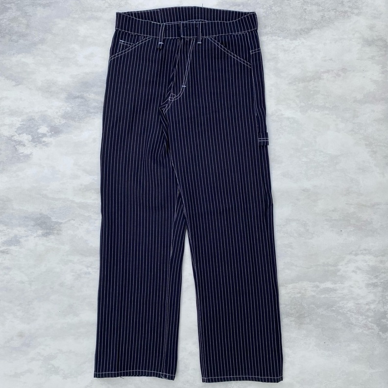 KODE G35L Celana jeans salur navy charpanter standar series notbadclub pria wanita