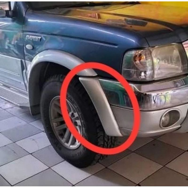 Fender ford everest gen 1 kuping bumper ford everest 2003 2007