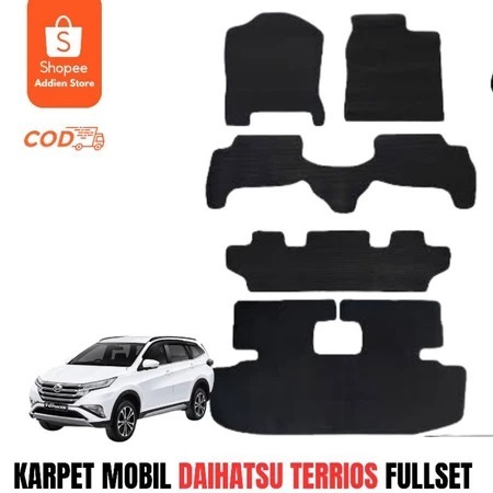 Karpet alas kaki mobil toyota Rush Terrios Fullset  kabin mobil Toyota Rush terios