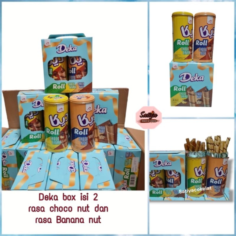 

Deka Wafer Roll Kaleng Spesial Lebaran isi 2 x 110gr