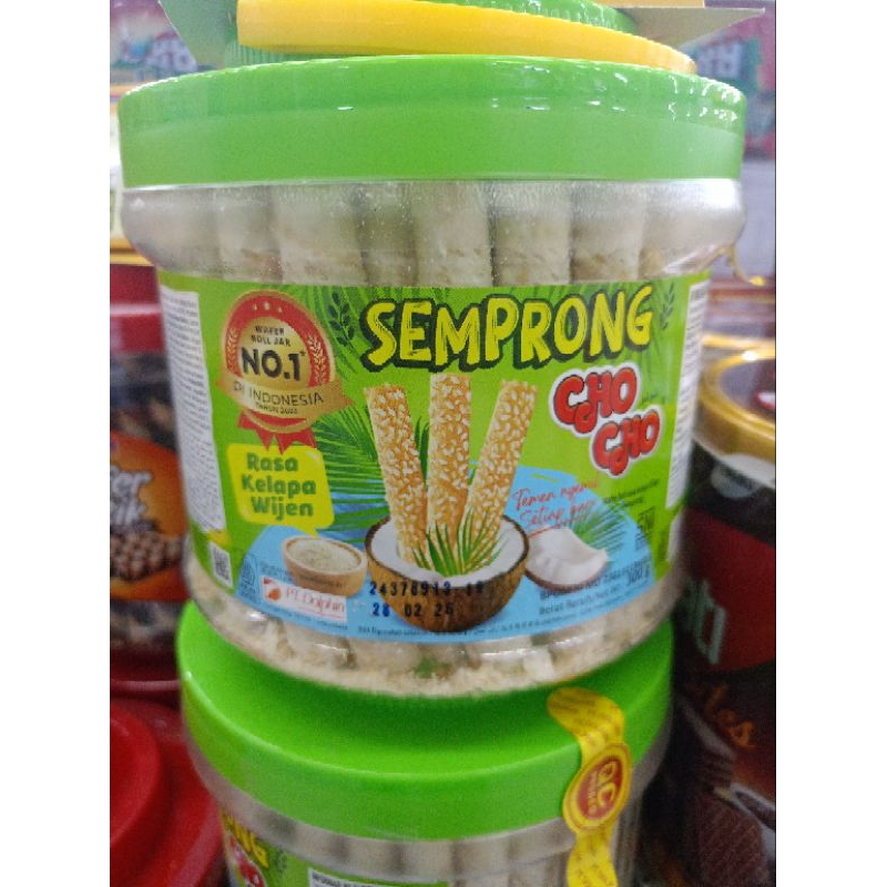 

Cho-Cho Semprong Kelapa Wijen Toples 300gr