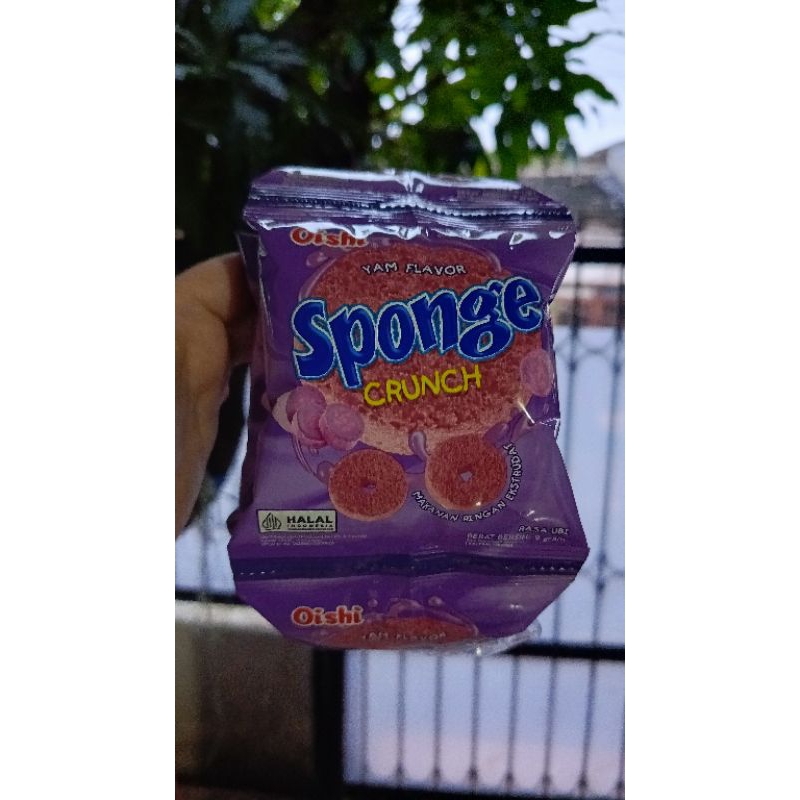 

sponge oishi crunch ubi/jajanan viral