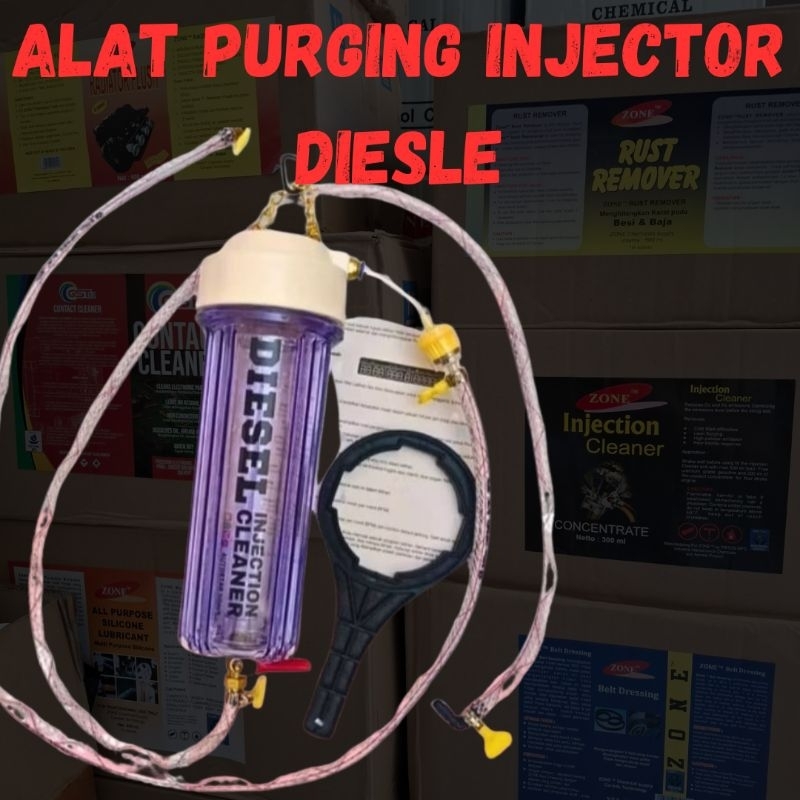 PURGING 1.2L  ALAT PURGING INJECTOR MESIN DIESEL 1200ml Tune up kit purging mesin diesel UNIVERSAL+f