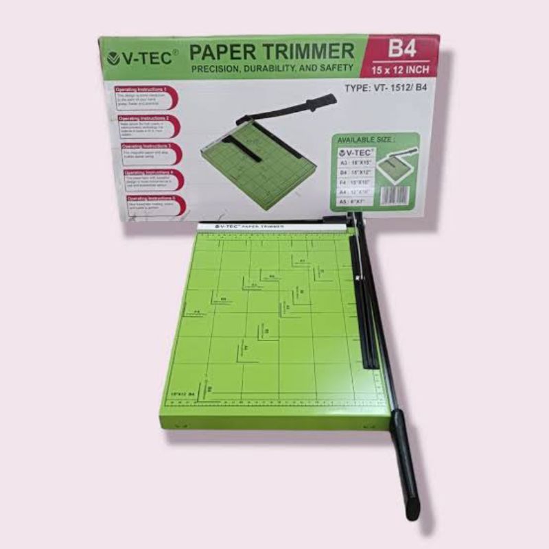 

VTec Alat Pemotong Kertas / Paper Trimmer / Cutter B4
