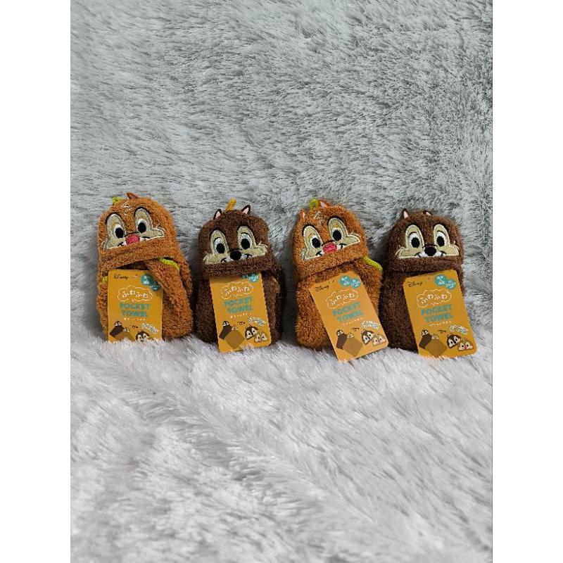 Chip and dale pocket towel/handuk chip and dale/lap tangan chip and dale/handuk kecil/chip and dale 