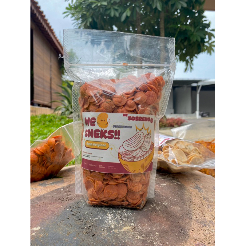 

WeSneks Sosis goreng original bumbu kering/Sosis goreng peras bumbu basah 300g