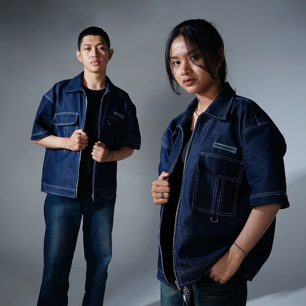 BELIEVEDIAGEMSAE – Workshirt Raw Denim Labels Apricity