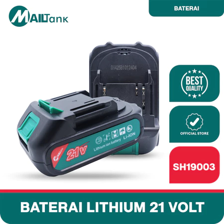 MAILTANK SH19003 BATERAI 21V 5CELL Untuk mesin cordless Mailtank SH190/MK12/SH425/SH259/SH259B