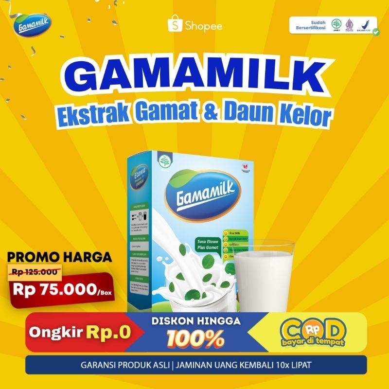 

GAMAMILK - Makanan Tambahan untuk Kesehatan Maksimal