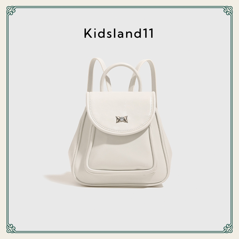 Tas Ransel Kecil Wanita - Fashion Terbaru dengan Design Elegan, Tas Bahu Putih Stylish untuk Sehari-