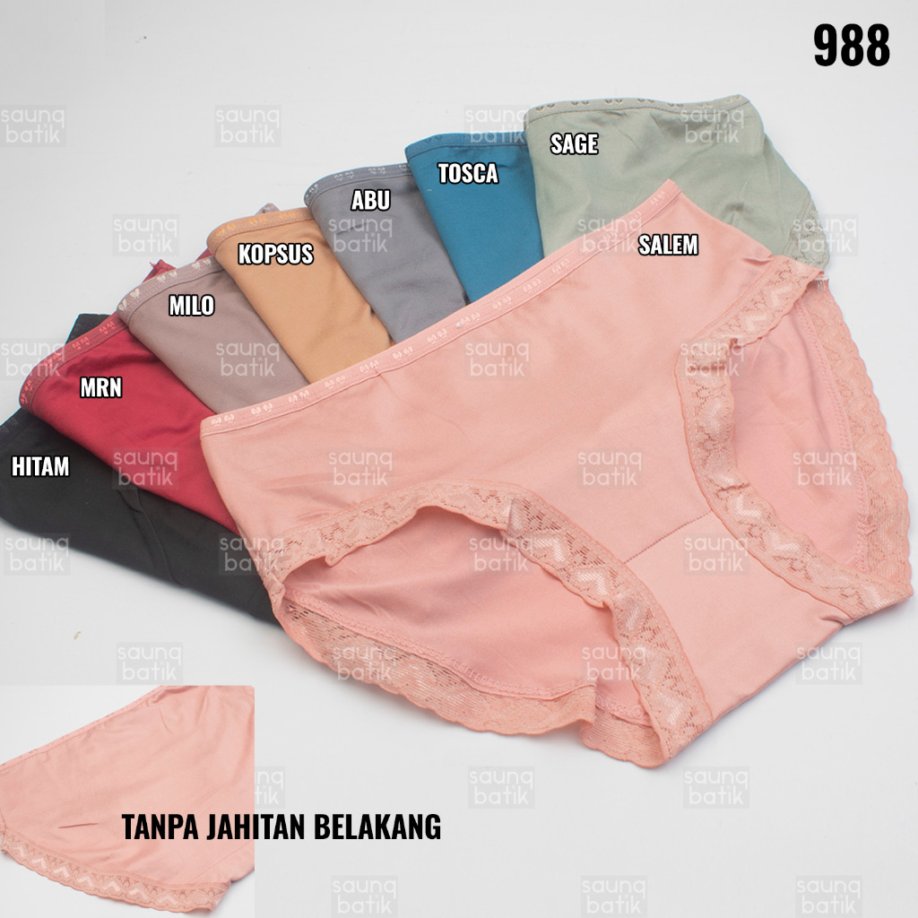 TELI 988 CD WANITA CELANA DALAM WANITA PAKAIAN DALAM WANITA DEWASA PANTIES KOLOR